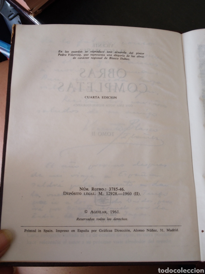 Libros de segunda mano: Blasco Ib&aacute;&ntilde;ez. Obras completas. ( 3 tomos) - Foto 14