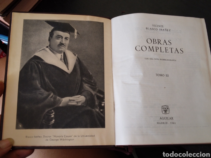 Libros de segunda mano: Blasco Ib&aacute;&ntilde;ez. Obras completas. ( 3 tomos) - Foto 19
