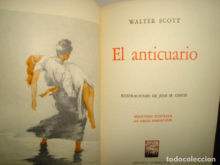 Libros de segunda mano: 25- EL ANTICUARIO - WALTER SCOTT - 1960 - Foto 3