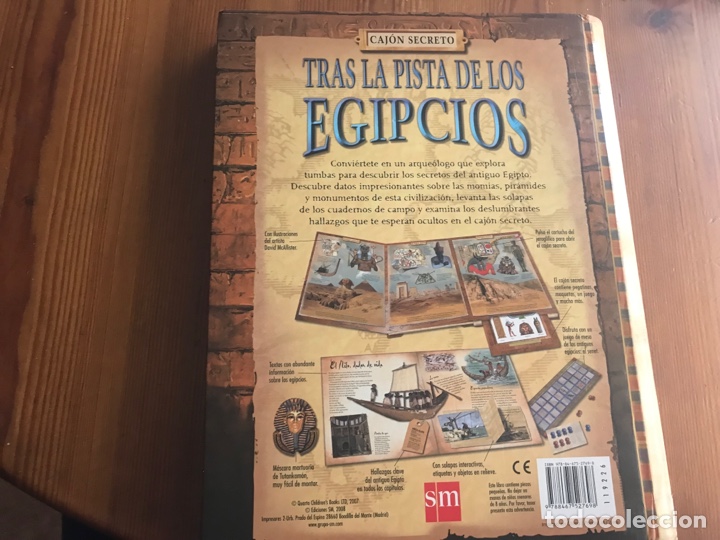 Libros de segunda mano: Tras la pista de los egipcios. SM. Muy dif&iacute;cil - Foto 2