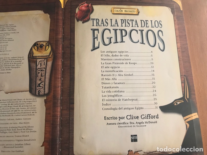 Libros de segunda mano: Tras la pista de los egipcios. SM. Muy dif&iacute;cil - Foto 3