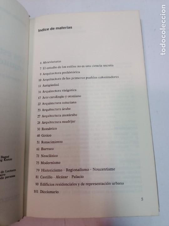 Libros de segunda mano: WILFRIED KOCH Los estilos en la arquitectura SA9937 - Foto 2