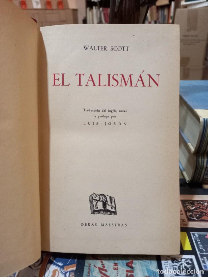 Libros de segunda mano: Walter Scott - El Talism&aacute;n / Obras Maestras - 1958 - Foto 2