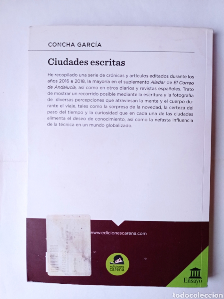 Libros de segunda mano: Ciudades escritas - Foto 2