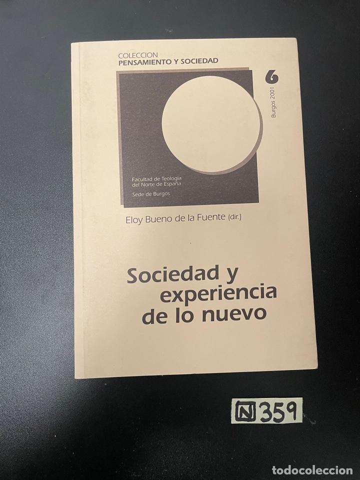 Libros de segunda mano: Sociedad y experiencia de lo nuevo - Foto 1