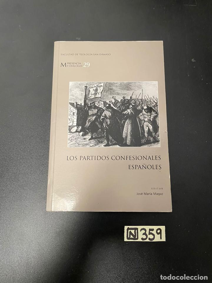 Libros de segunda mano: Los partidos confesionales espa&ntilde;oles - Foto 1