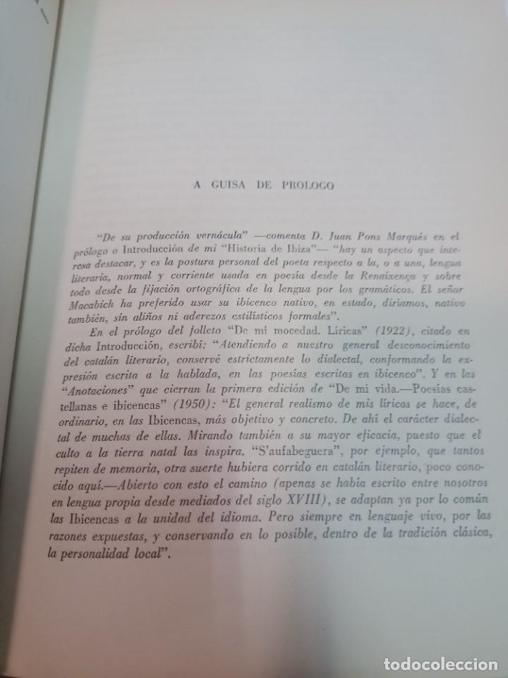 Libros de segunda mano: ISIDORO MACABICH Obra literaria SA9965 - Foto 2