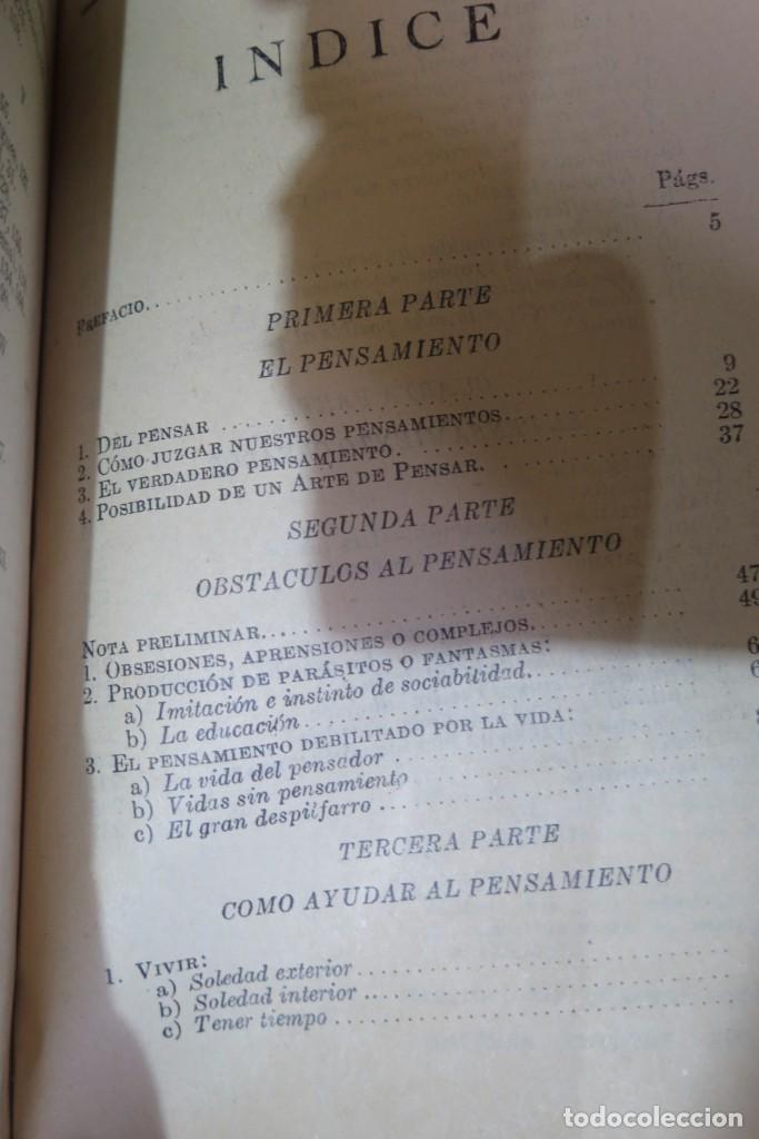 Libros de segunda mano: EL ARTE DE PENSAR. DIMNET - Foto 3
