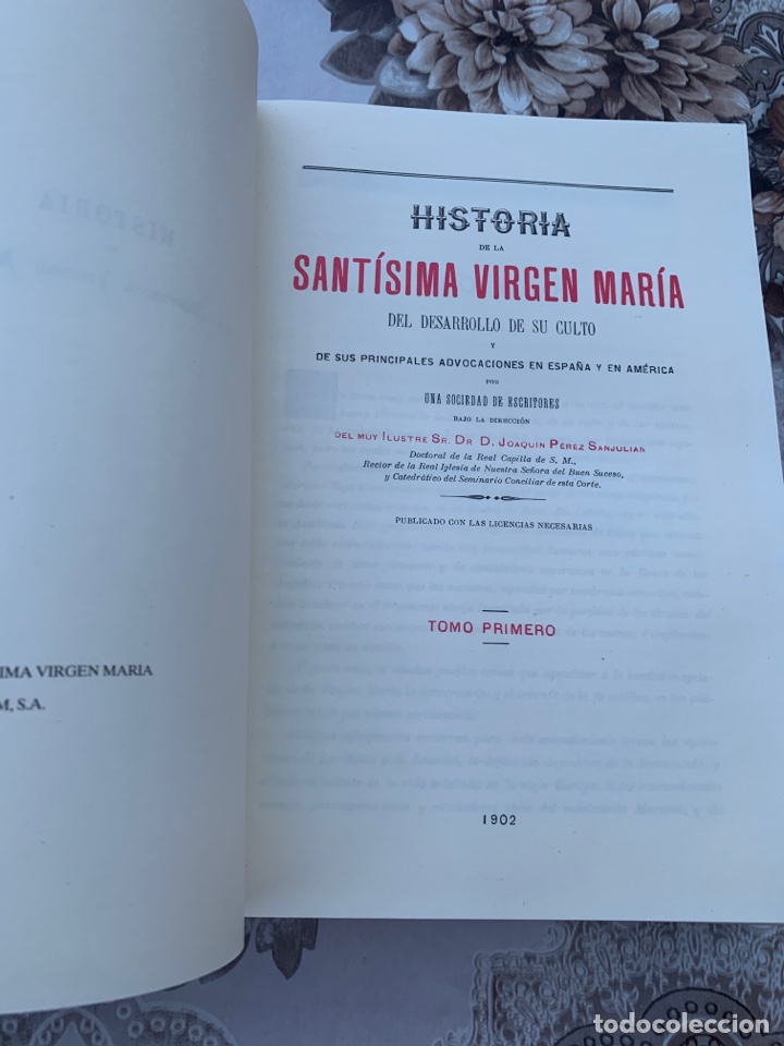 Libros de segunda mano: Historia de la Sant&iacute;sima Virgen Mar&iacute;a. Tomo I. - Foto 6