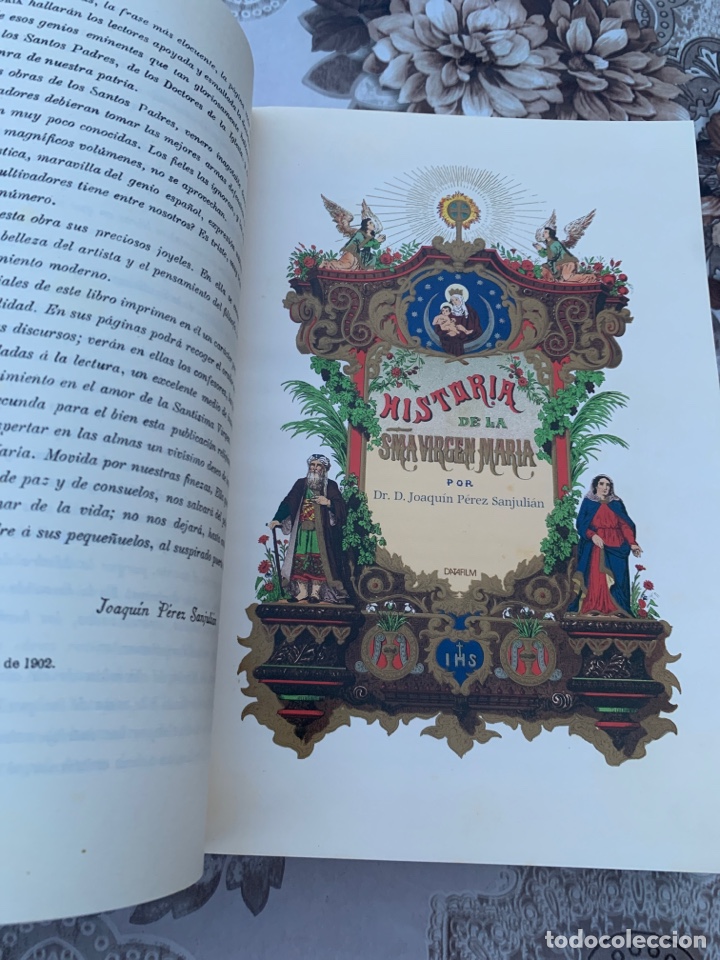 Libros de segunda mano: Historia de la Sant&iacute;sima Virgen Mar&iacute;a. Tomo I. - Foto 7