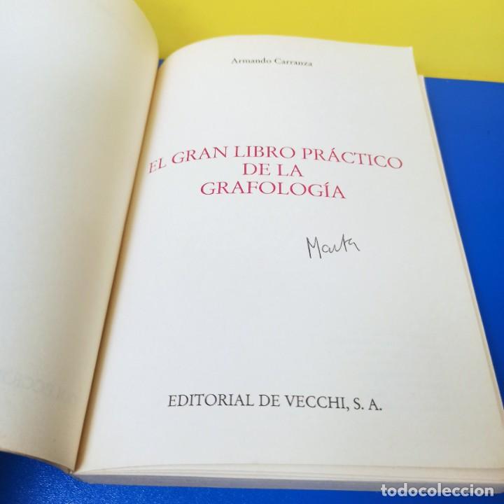 Libros de segunda mano: EL GRAN LIBRO PRACTICO DE LA GRAFOLOGIA - ARMANDO CARRANZA - EDITORIAL DE VECCHI - Foto 2