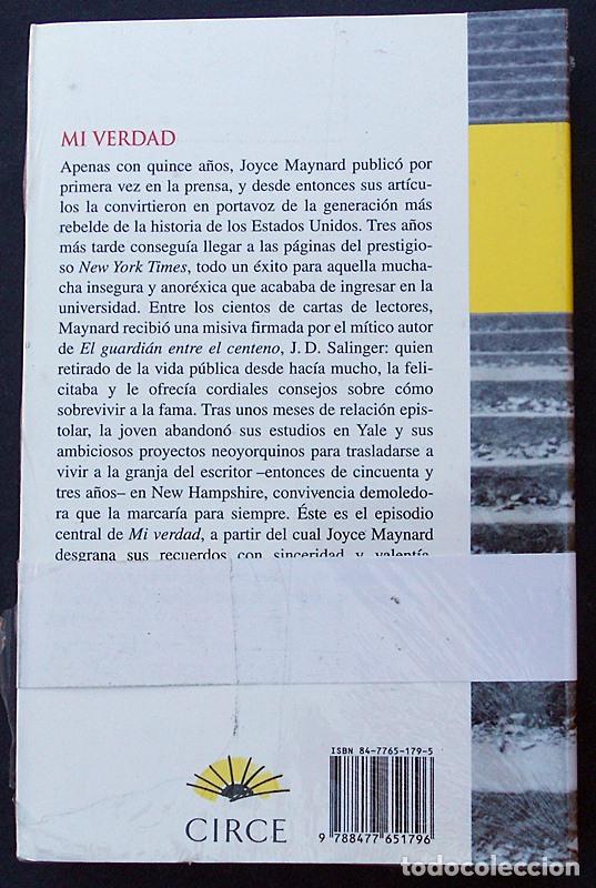Libros de segunda mano: Mi verdad - Joyce Maynard - Circe NUEVO - Foto 2
