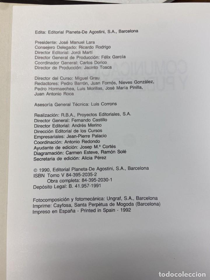 Libros de segunda mano: Comunicaci&oacute;n y publicidad. Cursos empresariales Deusto - Foto 4