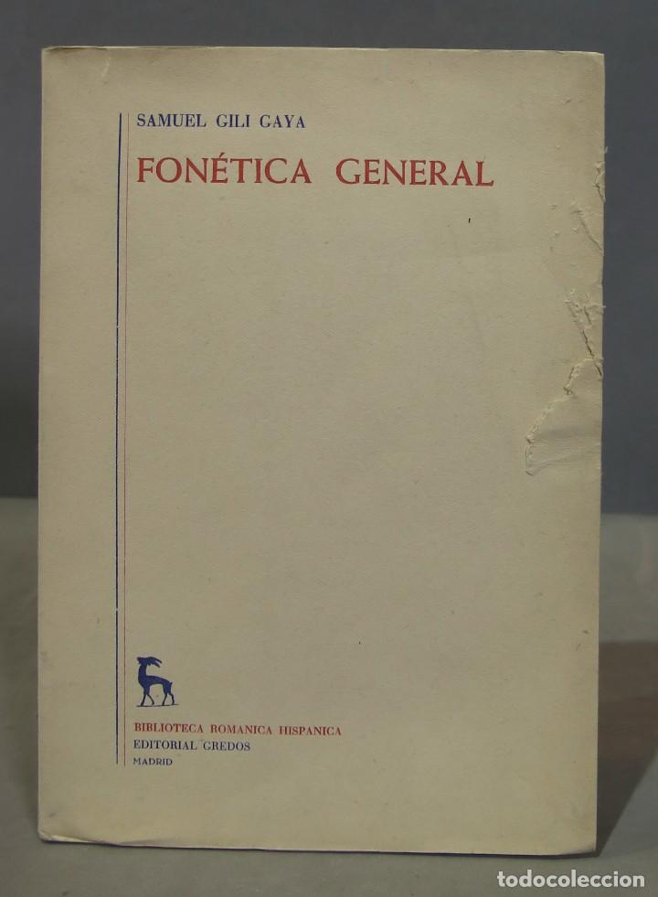 Libros de segunda mano: FONETICA GENERAL. GILI GAYA - Foto 1
