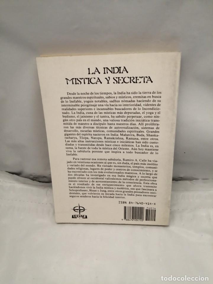 Libros de segunda mano: LA INDIA M&Iacute;STICA Y SECRETA (PRIMERA EDICI&Oacute;N) - Foto 2