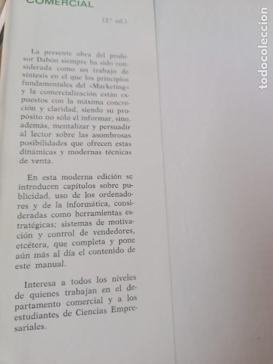 Libros de segunda mano: C. DAB&Oacute;N Manual del director comercial SA10062 - Foto 2