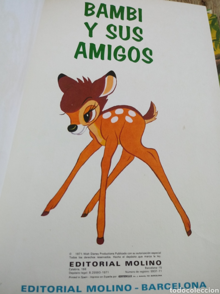 Libros de segunda mano: Bambi y sus amigos de W.Disney - Foto 3
