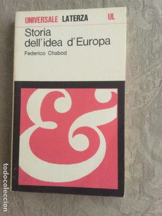 Libros de segunda mano: Storia dellidea dEuropa. Federico Chabod. - Foto 1