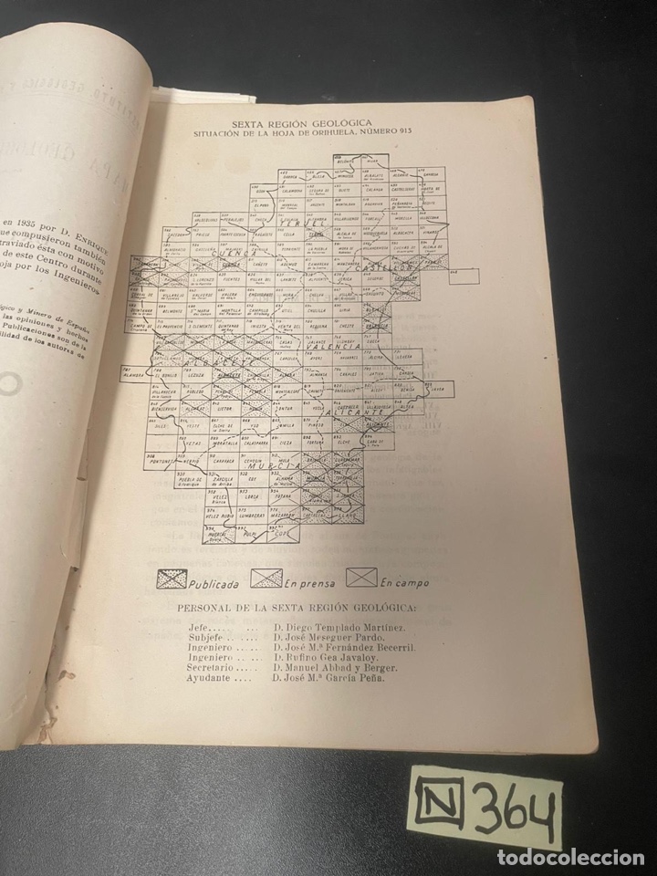 Libros de segunda mano: &bull; MAPA GEOLOGICO DE ESPA&Ntilde;A - Foto 3