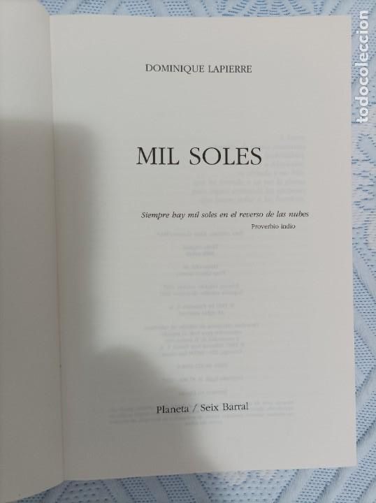 Libros de segunda mano: Lote 3 libros de Dominique Lapierre. Planeta, 1990-97. - Foto 4