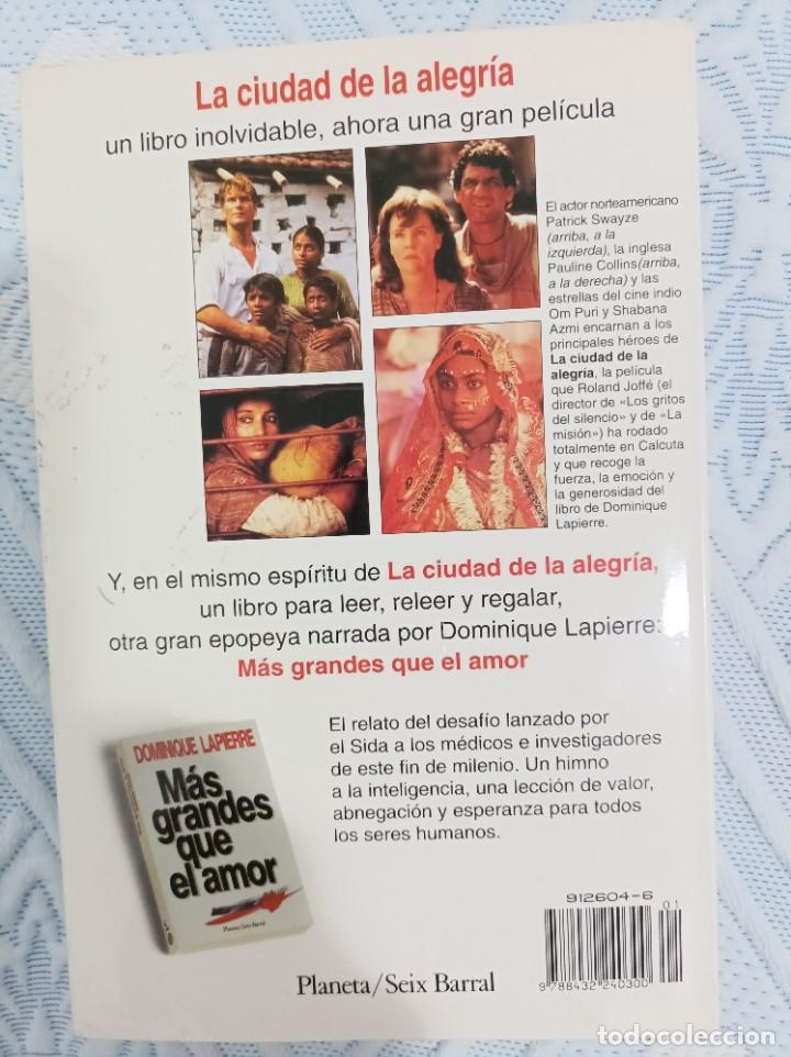 Libros de segunda mano: Lote 3 libros de Dominique Lapierre. Planeta, 1990-97. - Foto 5