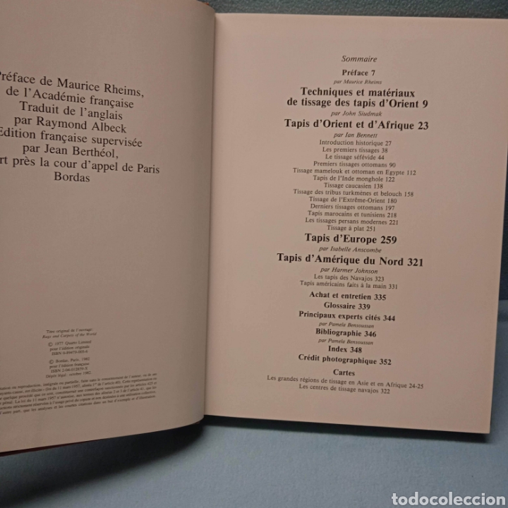 Libros de segunda mano: TAPIS DU MONDE ENTIER - IAN BENNETT (DIR.) - BORDAS 1982 #B7 - Foto 3