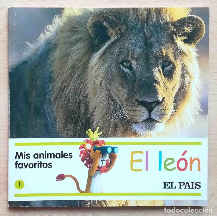 Libros de segunda mano: Mis animales favoritos. El le&oacute;n. El Pa&iacute;s. - Foto 1