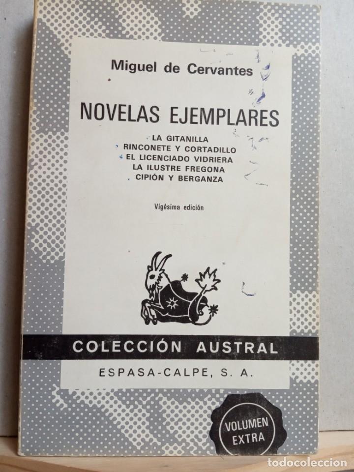 Libros de segunda mano: NOVELAS EJEMPLARES. Miguel de Cervantes. Colecci&oacute;n Austral - Foto 1