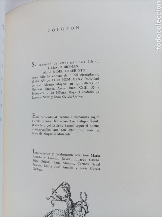 Libros de segunda mano: Al sur del laberinto / Gerald Brenan. - Foto 3