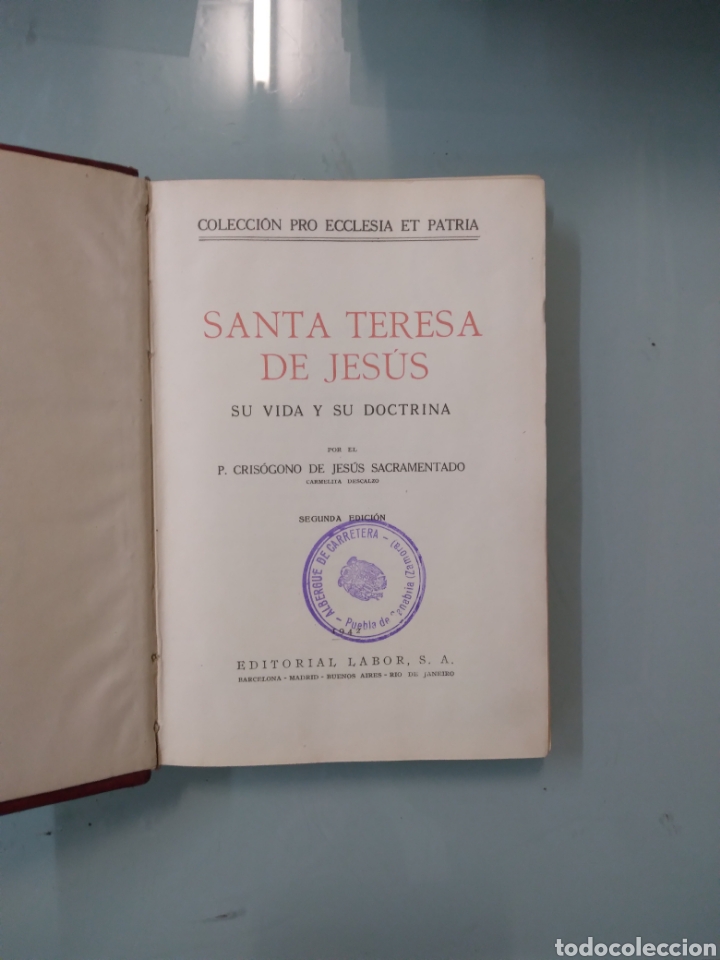Libros de segunda mano: Santa Teresa de Jes&uacute;s, Editorial Labor - Foto 2