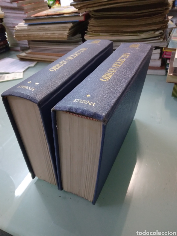 Libros de segunda mano: Julio Verne, Obras Selectas, 2 tomos, Ed Eterna - Foto 2