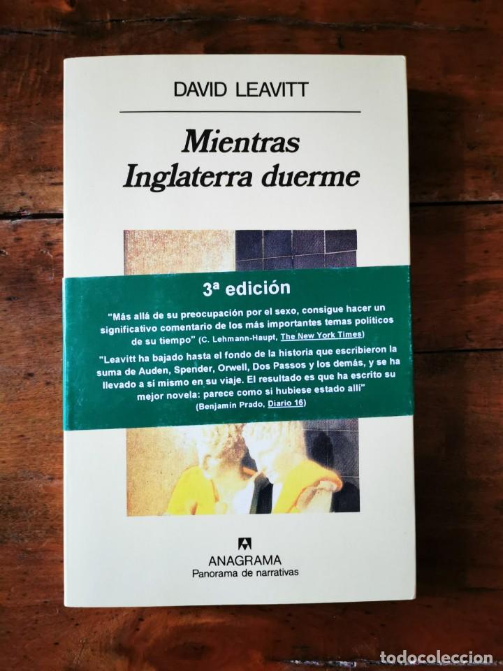 Libros de segunda mano: LEAVIT, David. Mientras Inglaterra duerme - Foto 1