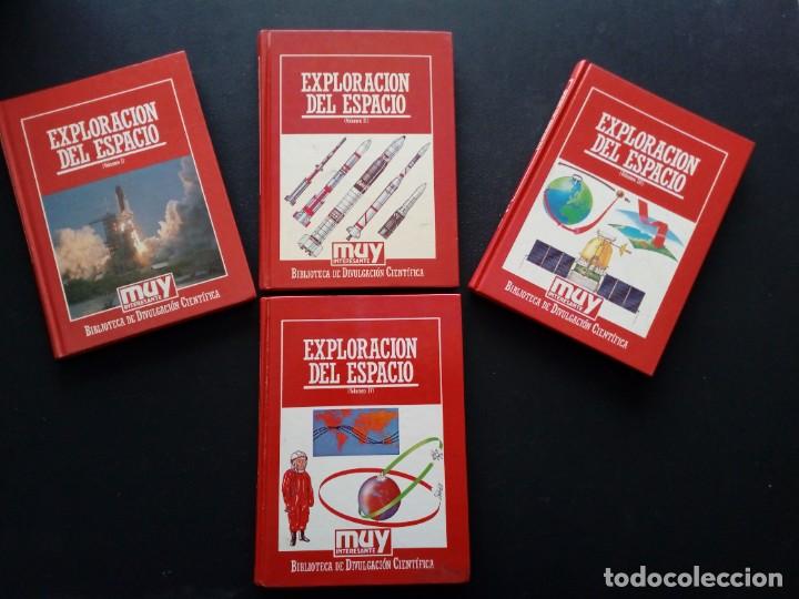 Libros de segunda mano: Exploraci&oacute;n del espacio. Biblioteca de divulgaci&oacute;n cient&iacute;fica. 4 libros. - Foto 1