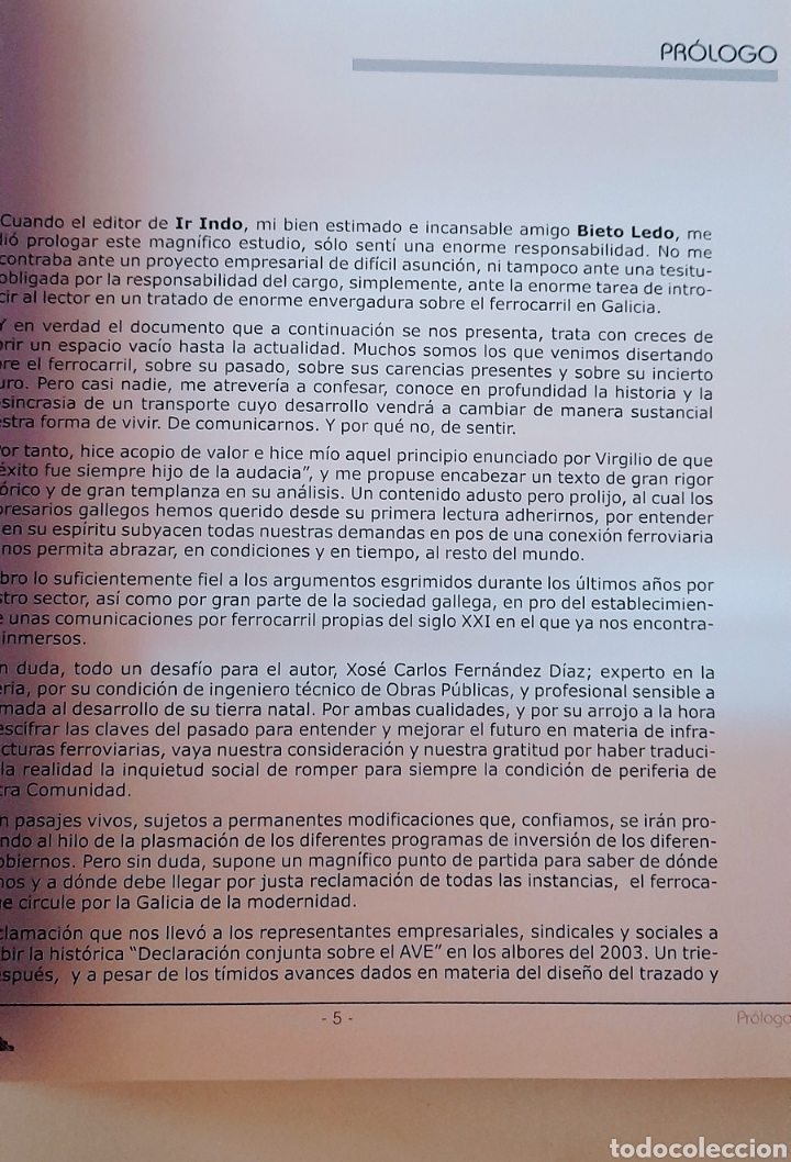 Libros de segunda mano: EL FERROCARRIL EN GALICIA - PASADO -PRESENTE -PASADO /IR INDO- 2006 - Foto 11