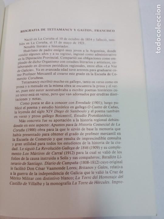 Libros de segunda mano: F.TETTAMANCY GASTON Facsimil La torre de H&eacute;rcules SA10164 - Foto 2