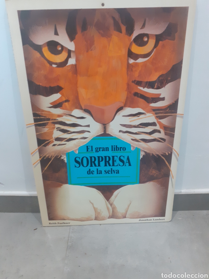 Libros de segunda mano: El gran libro sorpresa de la selva 62cm 41cm precioso