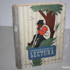 Libros de segunda mano: TERCER LIBRO DE LECTURA. AÑO 1944. Lote 350988594