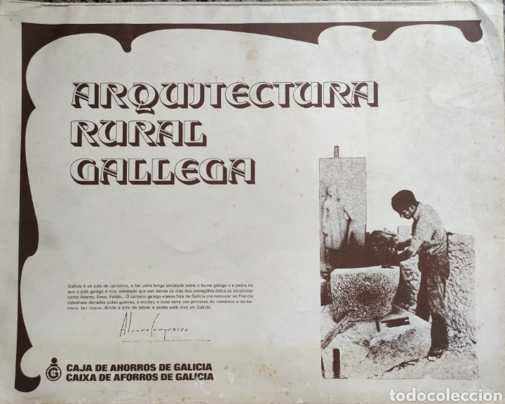 Libros de segunda mano: ARQUITECTURA RURAL GALLEGA - &Aacute;lvaro Cunqueiro - Foto 1