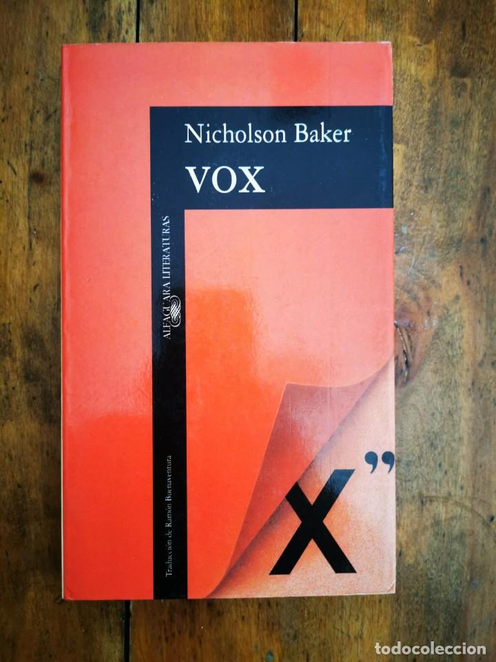 Libros de segunda mano: BAKER, Nicholson. Vox - Foto 1