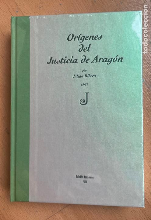 Libros de segunda mano: ORIGENES DEL JUSTICIA DE ARAGON, Julian Ribera Facsimil - Foto 1