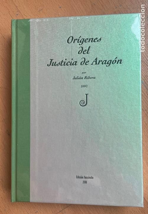Libros de segunda mano: ORIGENES DEL JUSTICIA DE ARAGON, Julian Ribera Facsimil - Foto 1