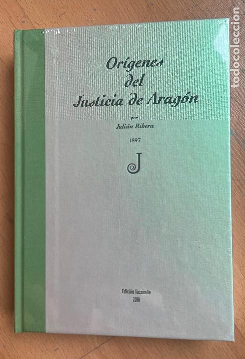 Libros de segunda mano: ORIGENES DEL JUSTICIA DE ARAGON, Julian Ribera Facsimil - Foto 1