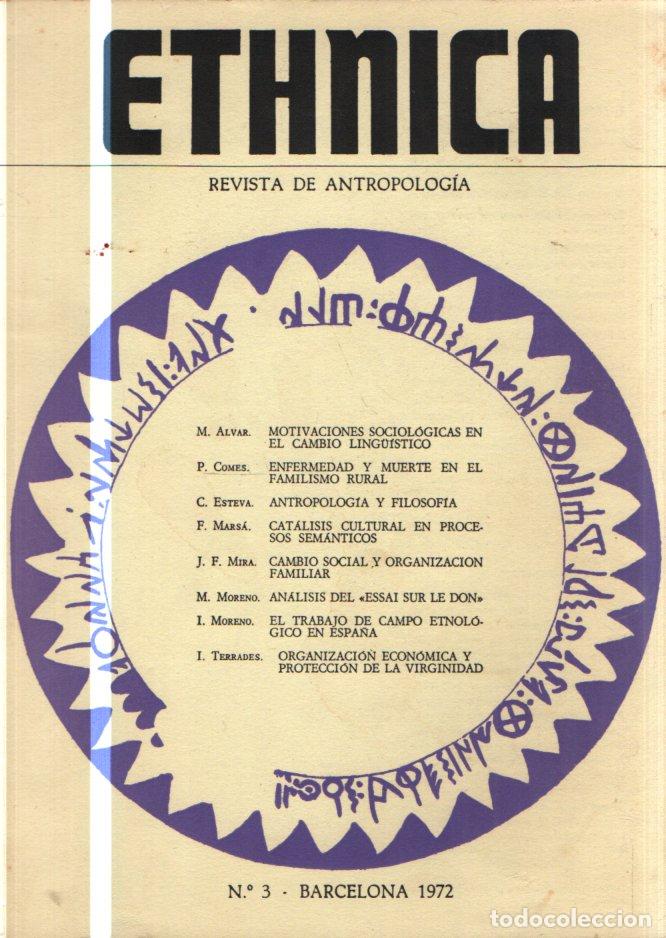 Gebrauchte B&uuml;cher: ETHNICA REVISTA DE ANTROPOLOG&Iacute;A N&ordm; 3 (1972)
