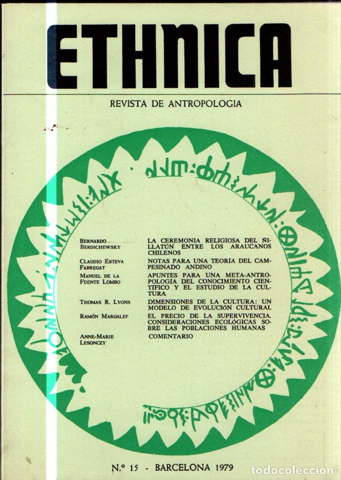 Gebrauchte B&uuml;cher: ETHNICA REVISTA DE ANTROPOLOG&Iacute;A N&ordm; 15 (1979)