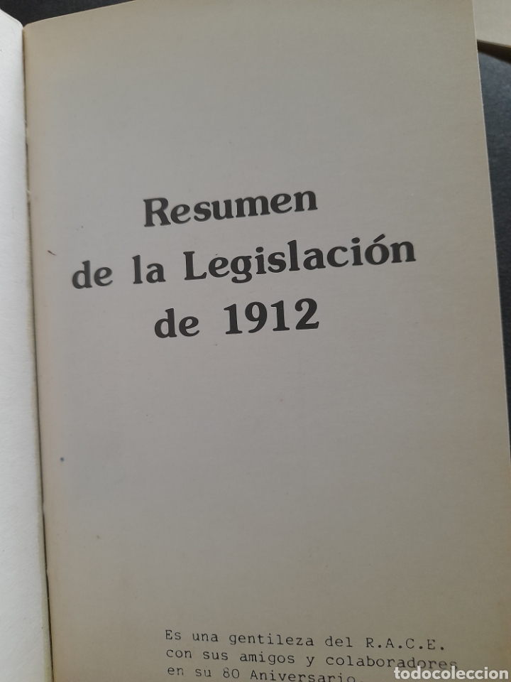 Libros de segunda mano: RACE. Anuario 1912. Facs&iacute;mil - Foto 3