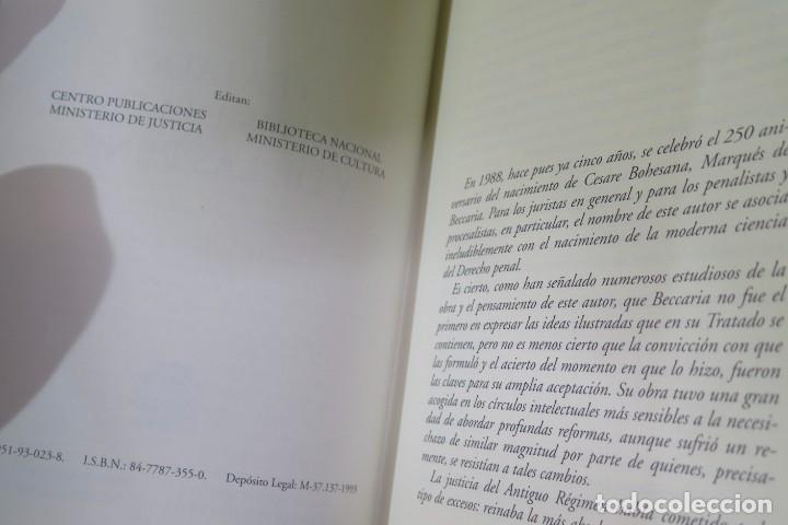 Libros de segunda mano: TRATADO DE LOS DELITOS Y LAS PENAS - Foto 2