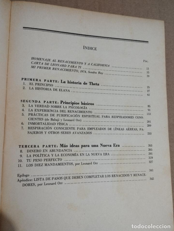 Libros de segunda mano: RENACIMIENTO EN LA NUEVA ERA (SONDRA RAY / LEONARD ORR) - Foto 4