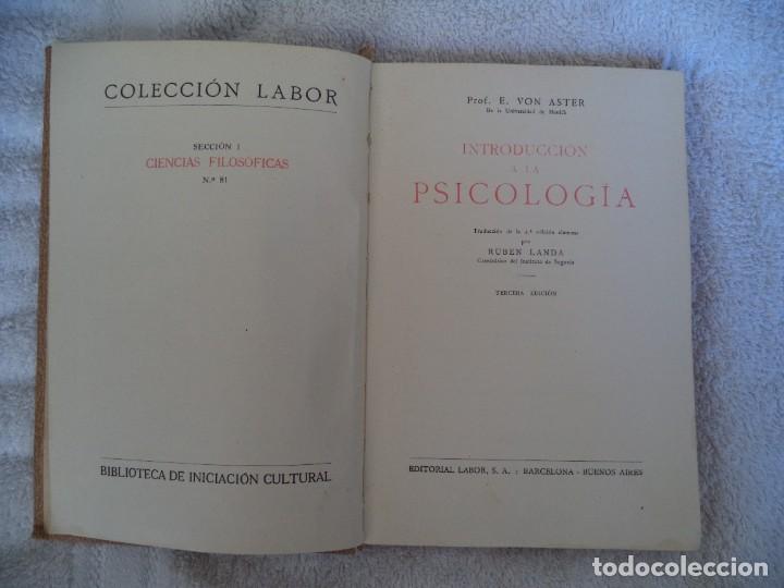 Libros de segunda mano: Libro Introducci&oacute;n a la Psicologia.Colecci&oacute;n Labor - Foto 3