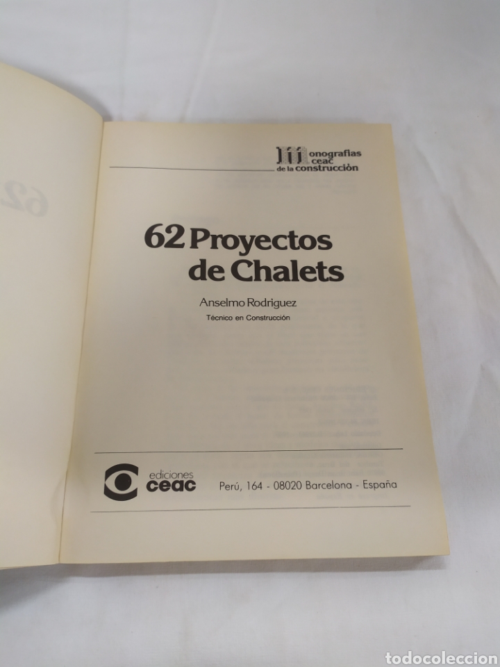 Libros de segunda mano: 62 proyectos de Chalets de CEAC - Foto 3