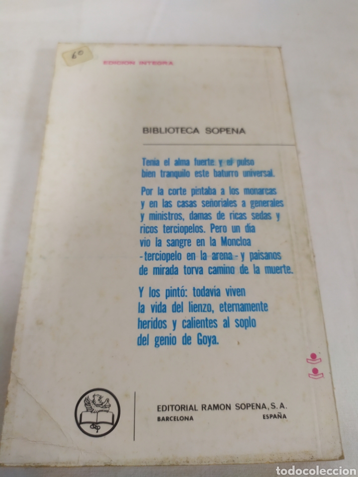 Libros de segunda mano: Goya de Editorial Ram&oacute;n Sopena - Foto 2